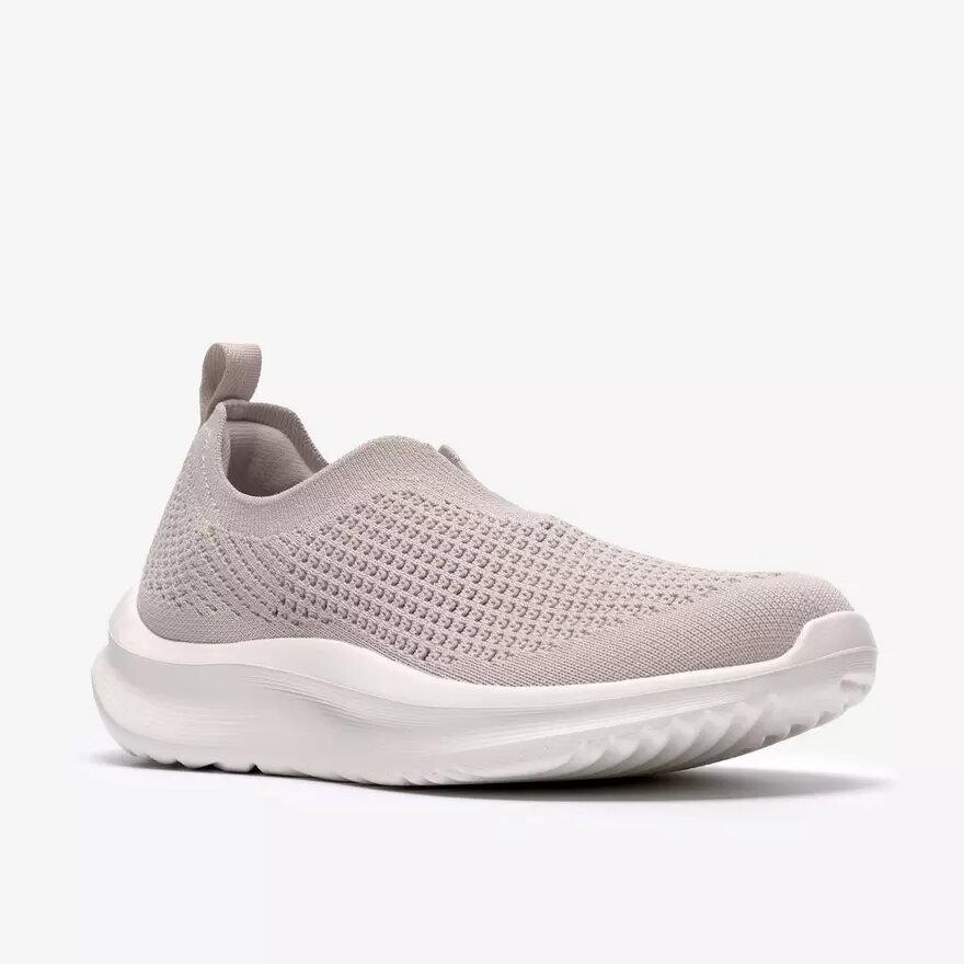 Zapatillas de punto Solevana para mujer en gris pálido Zapatillas de punto Solevana para mujer en gris pálido