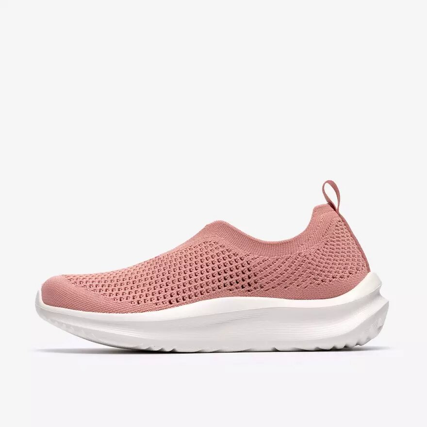 Zapatillas de punto Solevana para mujer en rosa empolvado Zapatillas de punto Solevana para mujer en rosa empolvado
