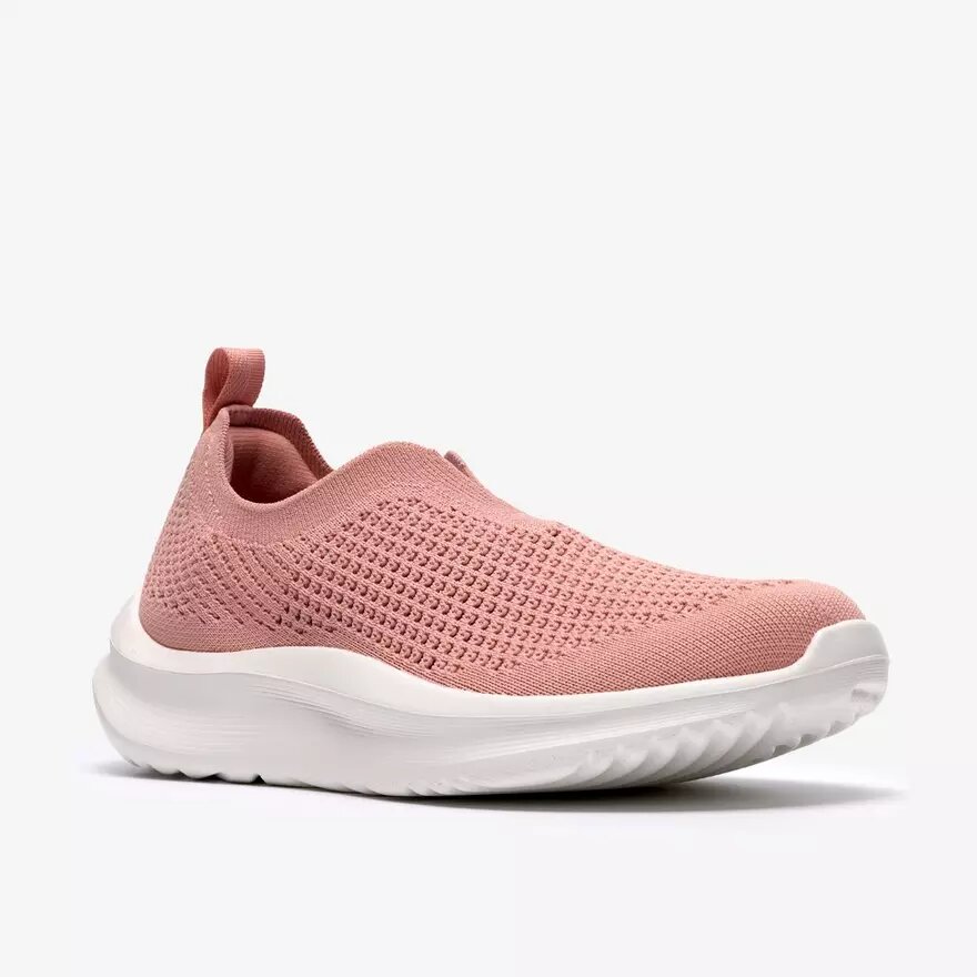 Zapatillas de punto Solevana para mujer en rosa empolvado Zapatillas de punto Solevana para mujer en rosa empolvado