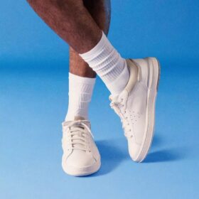 Zapatillas deportivas Courtlite 2 Run de cuero blanco para hombre