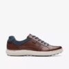 Zapatillas deportivas de hombre Mapstone Lace de piel de caoba Zapatillas deportivas de hombre Mapstone Lace de piel de caoba