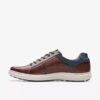 Zapatillas deportivas de hombre Mapstone Lace de piel de caoba Zapatillas deportivas de hombre Mapstone Lace de piel de caoba