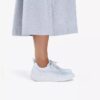 Zapatillas deportivas de piel blancas Solevana para mujer Zapatillas deportivas de piel blancas Solevana para mujer