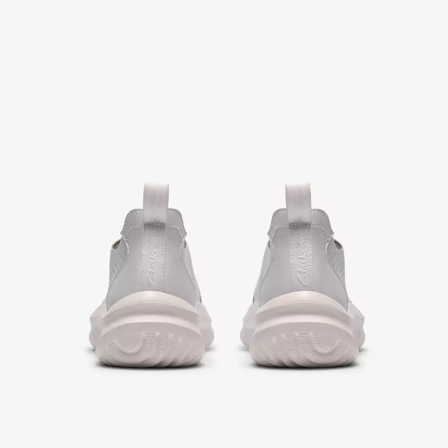 Zapatillas deportivas de piel blancas Solevana para mujer Zapatillas deportivas de piel blancas Solevana para mujer