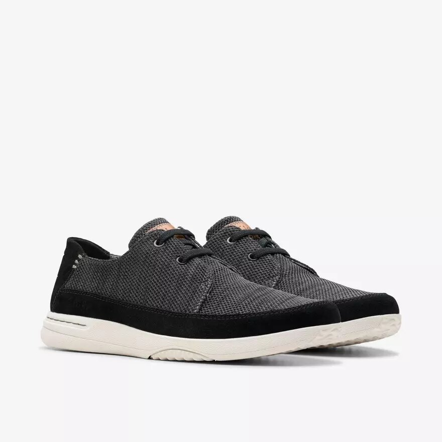 Zapatillas deportivas Easeway Lace para hombre, combinación de colores en negro Zapatillas deportivas Easeway Lace para hombre, combinación de colores en negro