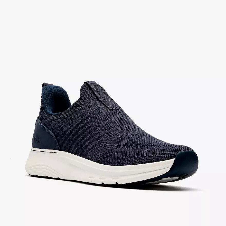 Zapatillas deportivas Motion Trek para hombre en tejido de punto azul marino Zapatillas deportivas Motion Trek para hombre en tejido de punto azul marino