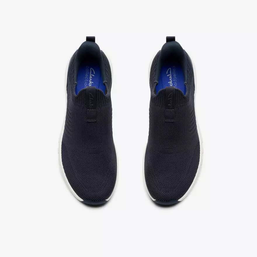 Zapatillas deportivas Motion Trek para hombre en tejido de punto azul marino Zapatillas deportivas Motion Trek para hombre en tejido de punto azul marino