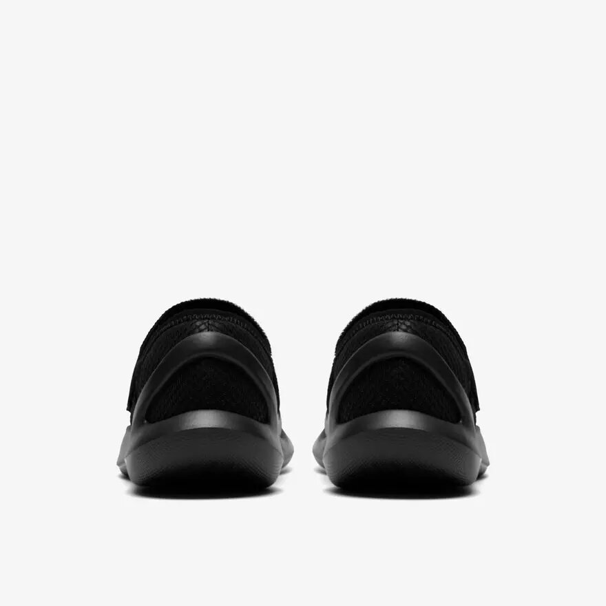 Zapatillas deportivas negras con correa Solevana para mujer Zapatillas deportivas negras con correa Solevana para mujer