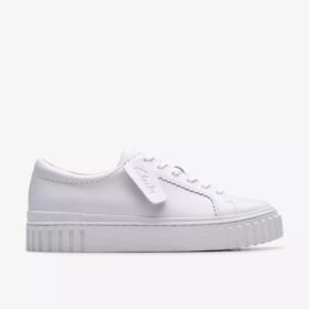 Zapatillas Mayhill de paseo de piel blanca para mujer