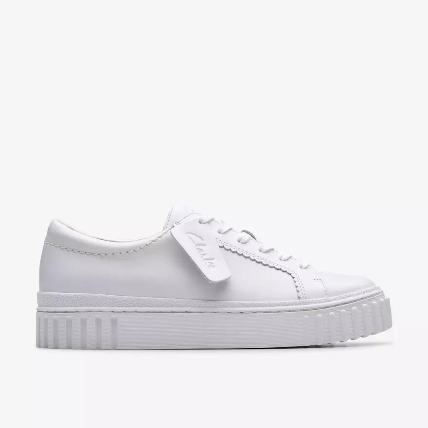 Zapatillas Mayhill de paseo de piel blanca para mujer Zapatillas Mayhill de paseo de piel blanca para mujer