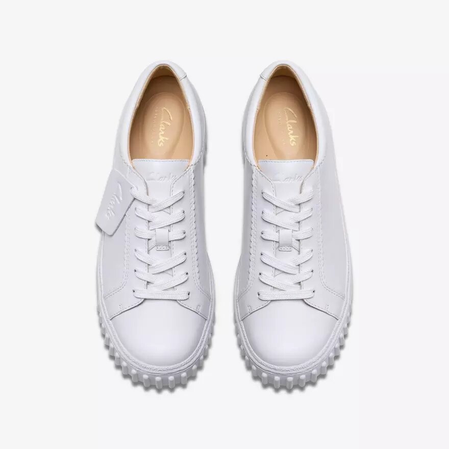 Zapatillas Mayhill de paseo de piel blanca para mujer Zapatillas Mayhill de paseo de piel blanca para mujer