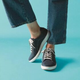 Zapatillas Nalle Lace de nubuck azul marino para mujer