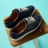 Zapatillas Nalle Lace de nubuck azul marino para mujer
