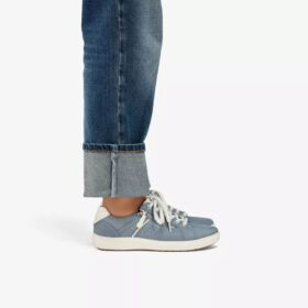 Zapatillas Nalle Zen de nubuck azul para mujer