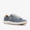 Zapatillas Nalle Zen de nubuck azul para mujer
