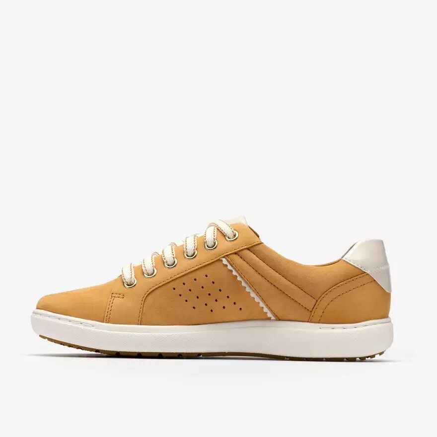Zapatillas Nalle Zen para mujer en nubuck amarillo Zapatillas Nalle Zen para mujer en nubuck amarillo
