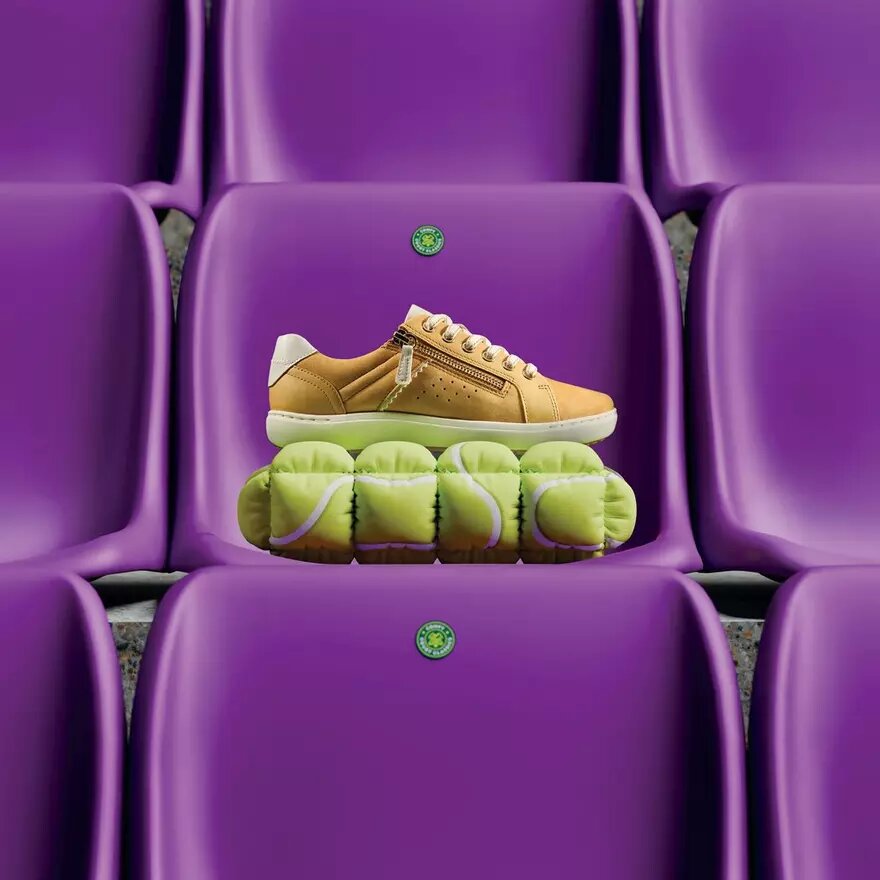 Zapatillas Nalle Zen para mujer en nubuck amarillo Zapatillas Nalle Zen para mujer en nubuck amarillo