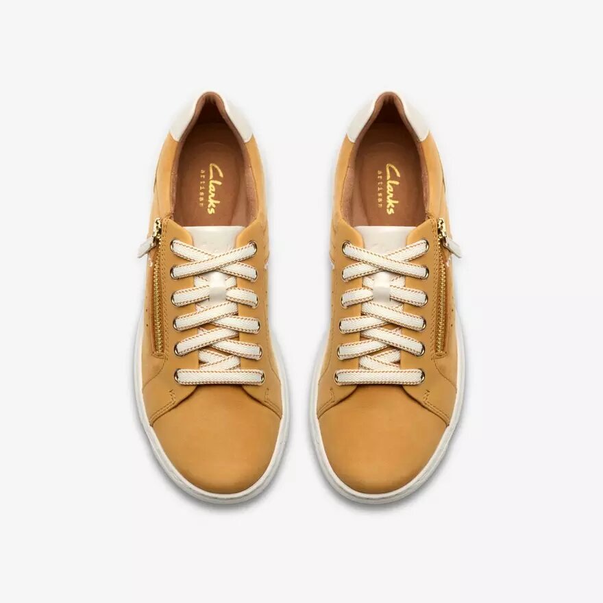 Zapatillas Nalle Zen para mujer en nubuck amarillo Zapatillas Nalle Zen para mujer en nubuck amarillo
