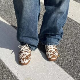 Zapatillas Seco Speed2 con estampado de vaca para mujer