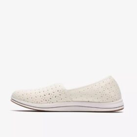 Zapatillas slip-on Breeze Lily blancas para mujer