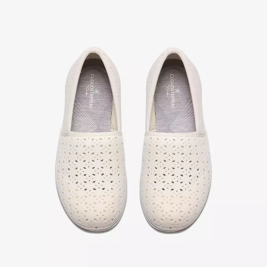 Zapatillas slip-on Breeze Lily blancas para mujer Zapatillas slip-on Breeze Lily blancas para mujer