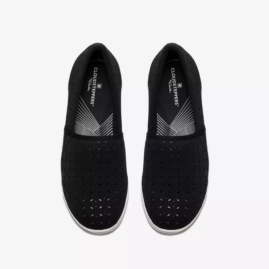 Zapatillas slip-on Breeze Lily negras para mujer Zapatillas slip-on Breeze Lily negras para mujer