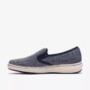 Zapatillas slip-on Breeze Sky Zoe de lona azul marino para mujer