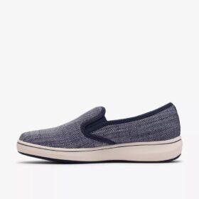Zapatillas slip-on Breeze Sky Zoe de lona azul marino para mujer