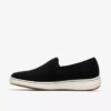 Zapatillas slip-on Breeze Sky Zoe de lona negra para mujer