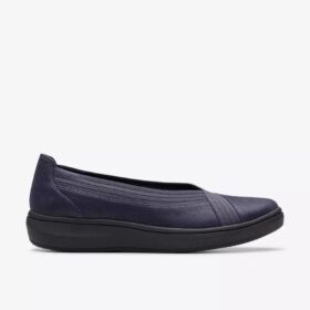 Zapatillas slip-on Breezesky Air para mujer, de tejido azul marino