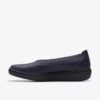 Zapatillas slip-on Breezesky Air para mujer, de tejido azul marino