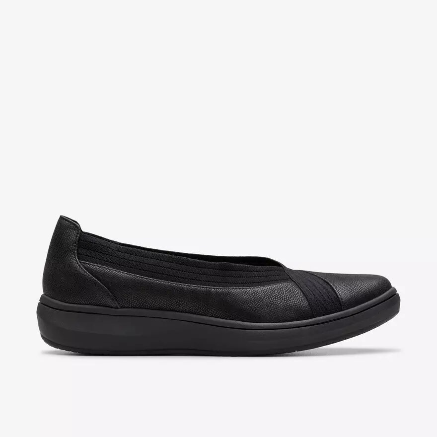 Zapatillas slip-on Breezesky Air para mujer, de tejido negro Zapatillas slip-on Breezesky Air para mujer, de tejido negro