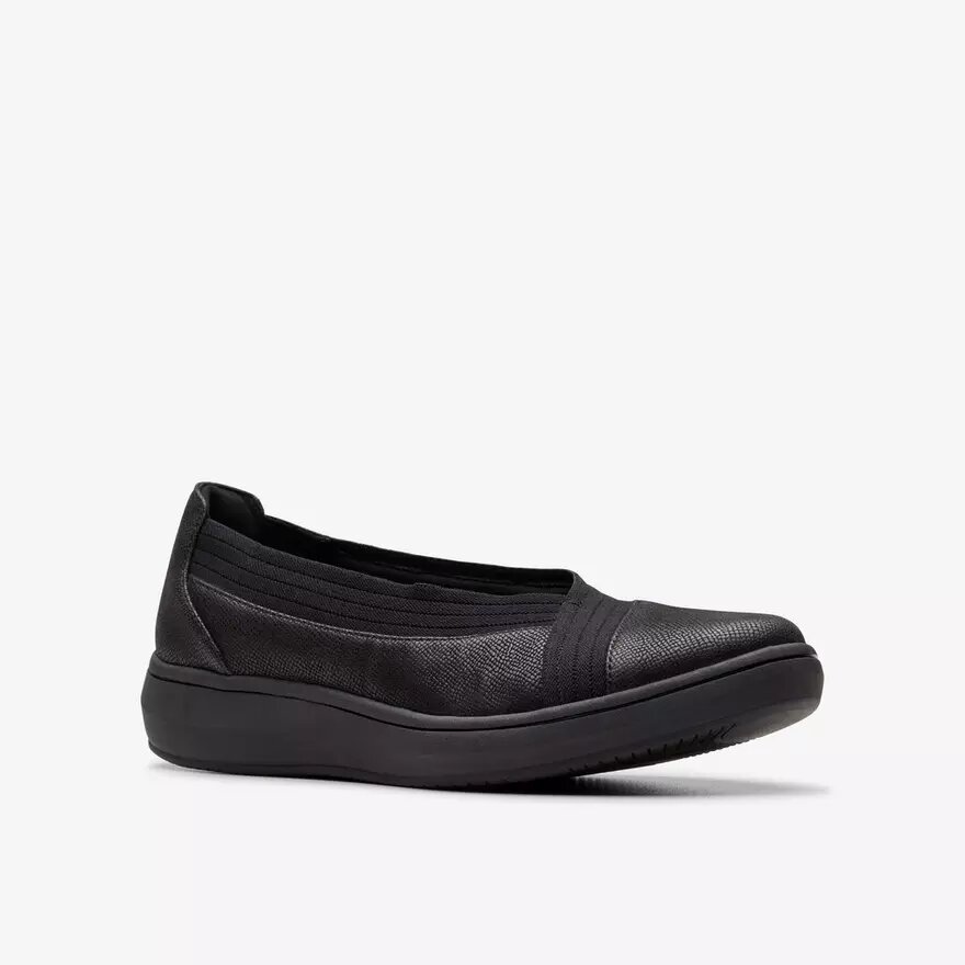 Zapatillas slip-on Breezesky Air para mujer, de tejido negro Zapatillas slip-on Breezesky Air para mujer, de tejido negro
