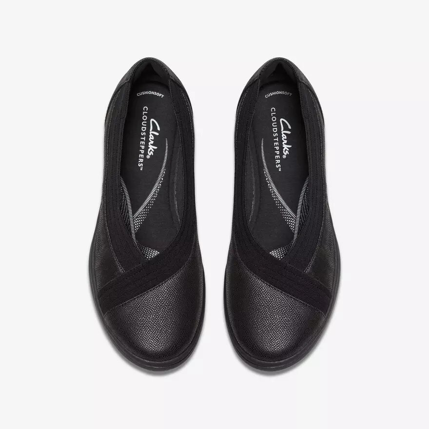 Zapatillas slip-on Breezesky Air para mujer, de tejido negro Zapatillas slip-on Breezesky Air para mujer, de tejido negro