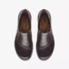 Zapatillas slip-on Carleigh Ray de piel marrón oscuro para mujer Zapatillas slip-on Carleigh Ray de piel marrón oscuro para mujer