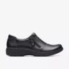 Zapatillas slip-on Carleigh Ray de piel negra para mujer Zapatillas slip-on Carleigh Ray de piel negra para mujer
