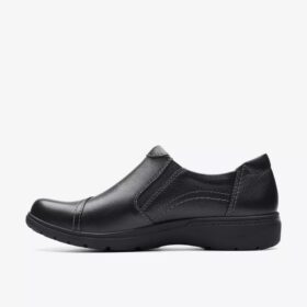 Zapatillas slip-on Carleigh Ray de piel negra para mujer