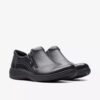 Zapatillas slip-on Carleigh Ray de piel negra para mujer Zapatillas slip-on Carleigh Ray de piel negra para mujer