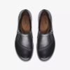 Zapatillas slip-on Carleigh Ray de piel negra para mujer Zapatillas slip-on Carleigh Ray de piel negra para mujer