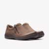 Zapatillas slip-on Carleigh Ray para mujer en nubuck color topo