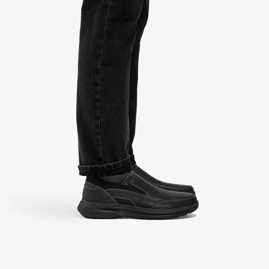 Zapatillas slip-on Craftwell Step negras para hombre Zapatillas slip-on Craftwell Step negras para hombre