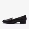 Zapatillas slip-on de cuero negro Juliet Mia para mujer Zapatillas slip-on de cuero negro Juliet Mia para mujer