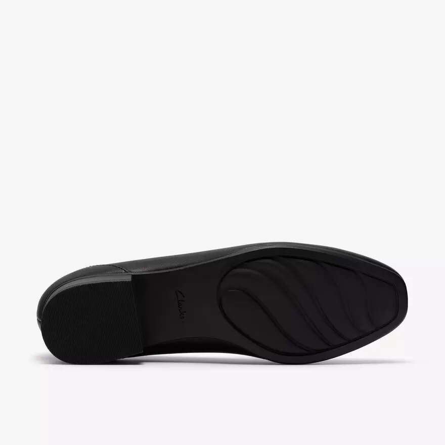 Zapatillas slip-on de cuero negro Juliet Mia para mujer Zapatillas slip-on de cuero negro Juliet Mia para mujer