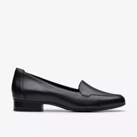 Zapatillas slip-on de cuero negro Krystine Lily para mujer