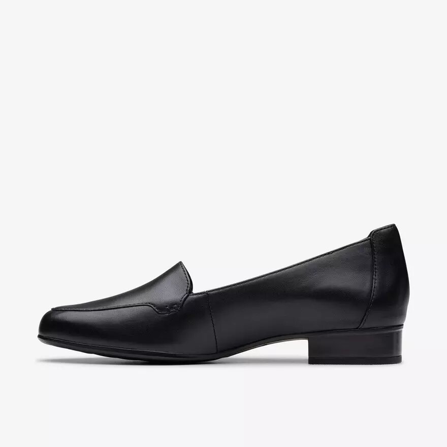 Zapatillas slip-on de cuero negro Krystine Lily para mujer Zapatillas slip-on de cuero negro Krystine Lily para mujer