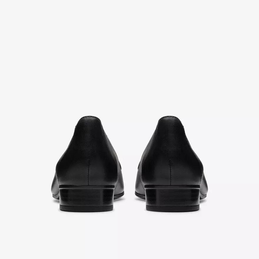 Zapatillas slip-on de cuero negro Krystine Lily para mujer Zapatillas slip-on de cuero negro Krystine Lily para mujer