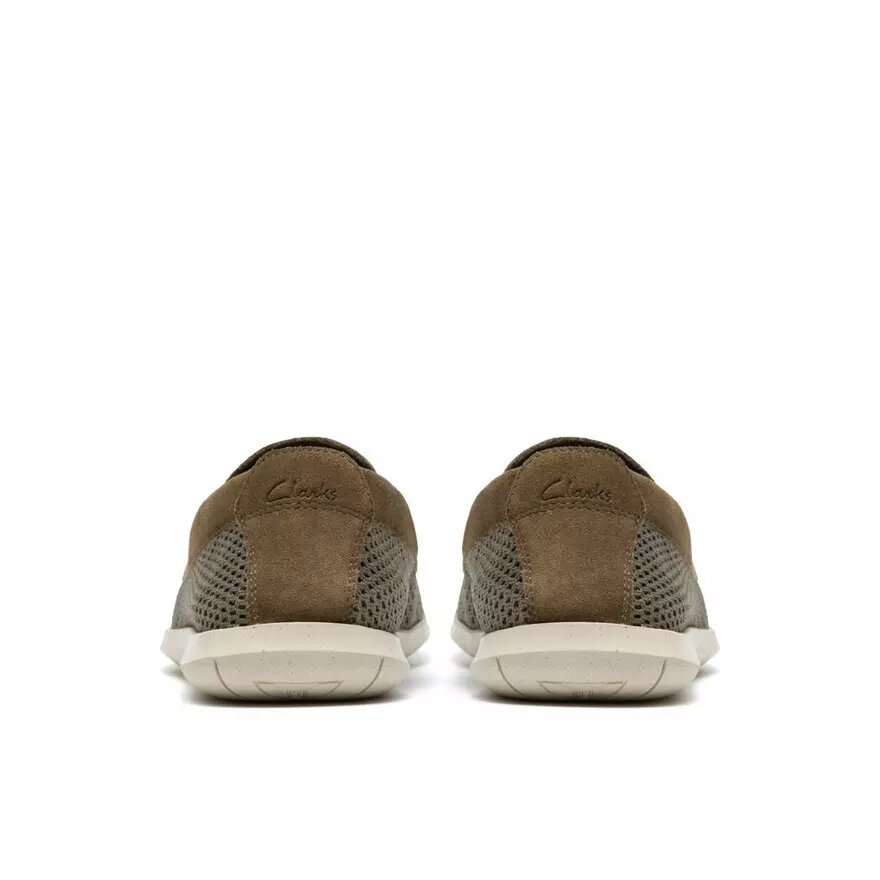 Zapatillas slip-on Flexway Step para hombre, de punto color oliva Zapatillas slip-on Flexway Step para hombre, de punto color oliva