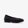 Zapatillas slip-on Jazmynn Gem de ante negro para mujer Zapatillas slip-on Jazmynn Gem de ante negro para mujer