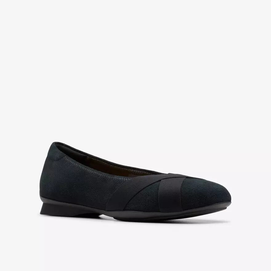 Zapatillas slip-on Jazmynn Gem de ante negro para mujer Zapatillas slip-on Jazmynn Gem de ante negro para mujer