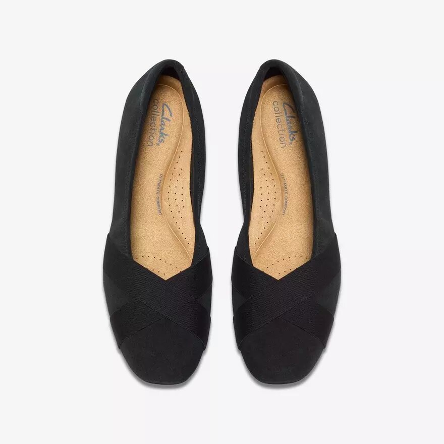 Zapatillas slip-on Jazmynn Gem de ante negro para mujer Zapatillas slip-on Jazmynn Gem de ante negro para mujer